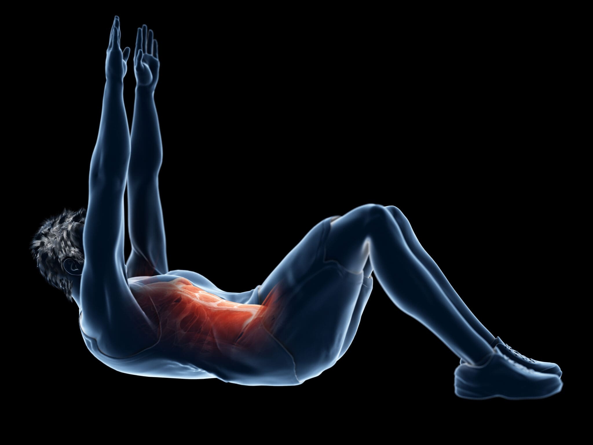 Kinesiology thursday - crunches and leg lifts